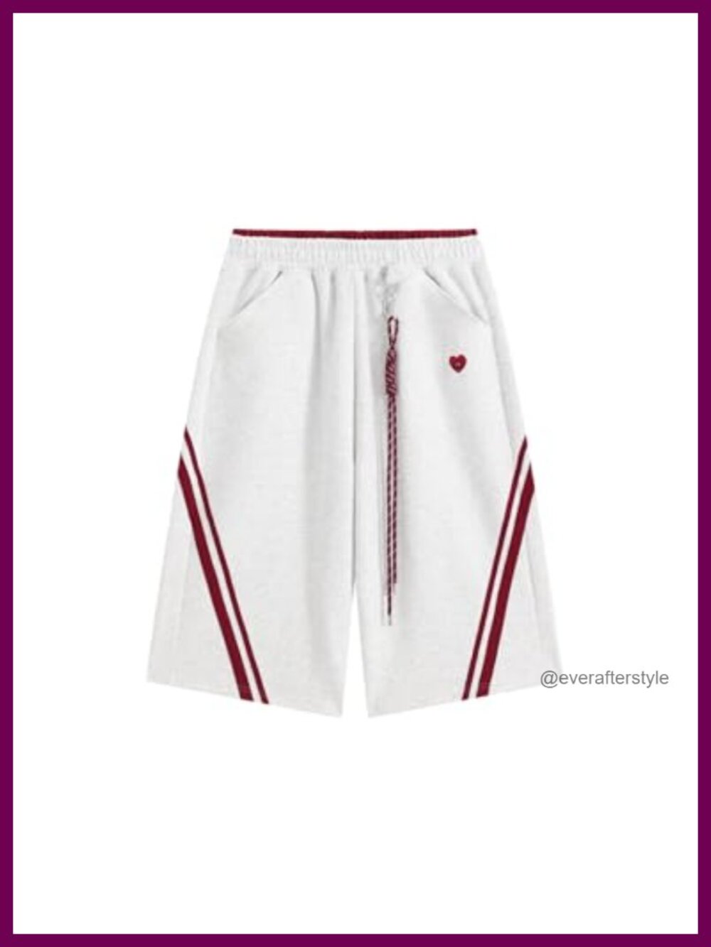 Aelfric Eden Double Waist Sweat Shorts Oversized Y2K Bermuda Streetwear